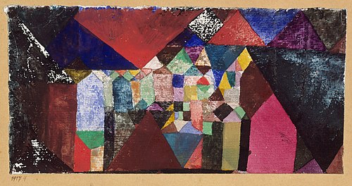Municipal Jewel, 1917, Paul Klee