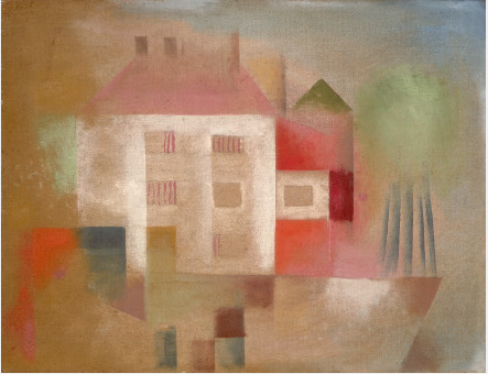 New House in the Suburbs, 1924, Paul Klee
