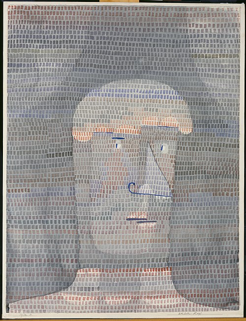 Athlete's Head, 1932, Paul Klee