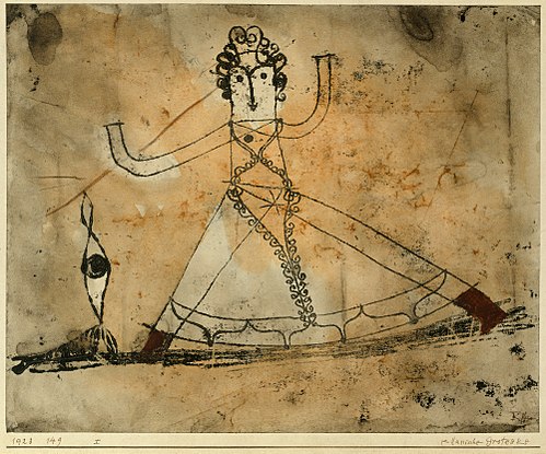 Classical Grotesque, 1923, Paul Klee