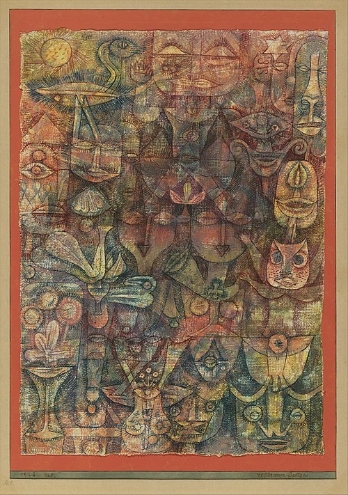 Strange Garden, 1923, Paul Klee