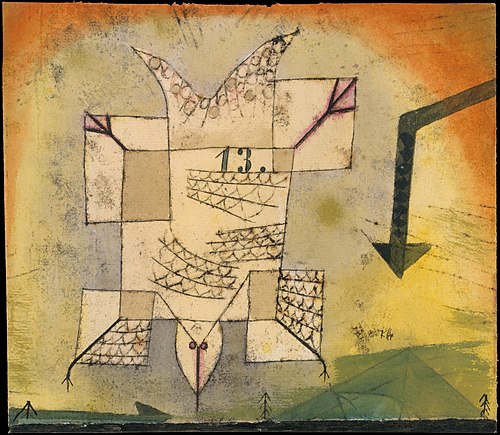 Falling Bird, 1919, Paul Klee