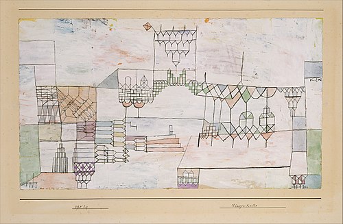 Great Hall for Singers, 1930, Paul Klee