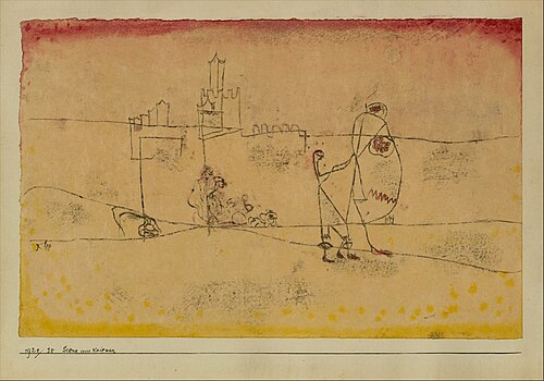Episode at Kairouan, 1920, Paul Klee