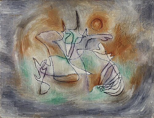 Howling Dog, 1928, Paul Klee