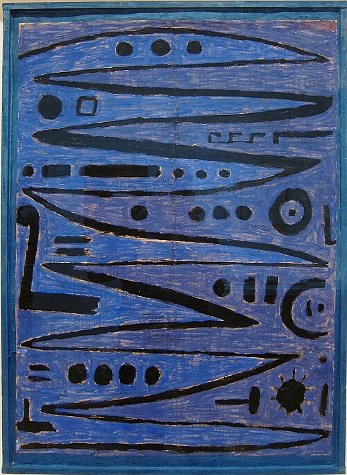 Heroic strokes of the bow, 1938, Paul Klee