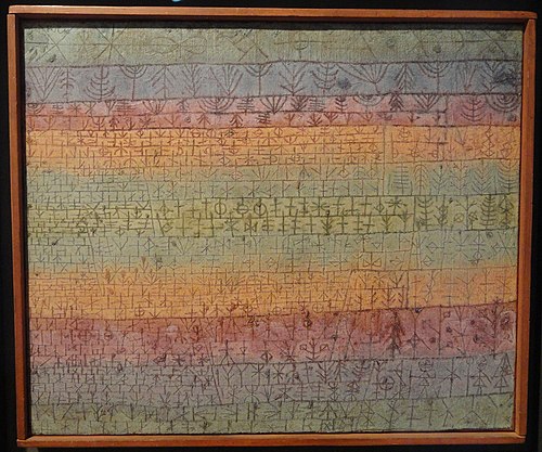 Tree Nursery, 1929, Paul Klee