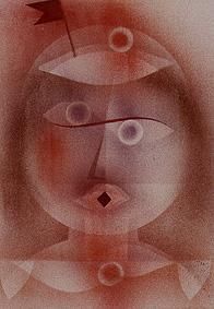 Die Maske mit dem Fähnchen, 1925, Paul Klee