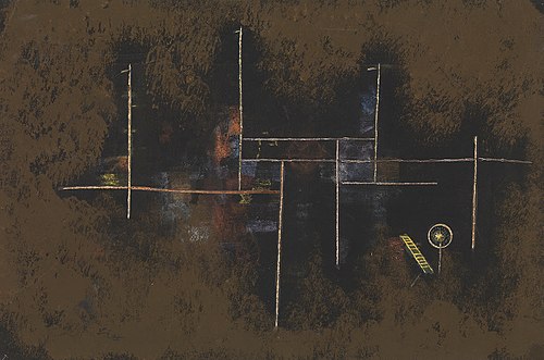 Scafolding for a new building 1930,1, 1930, Paul Klee