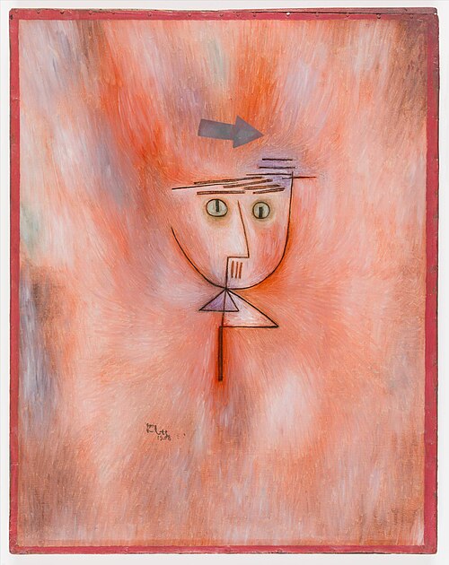 Nearly Hit, 1928, Paul Klee