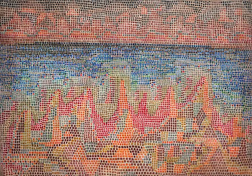 Cliffs by the sea, 1931, Paul Klee