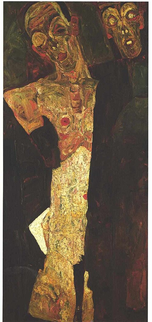 Prophets (Double Self-Portrait), 1911, Egon Schiele