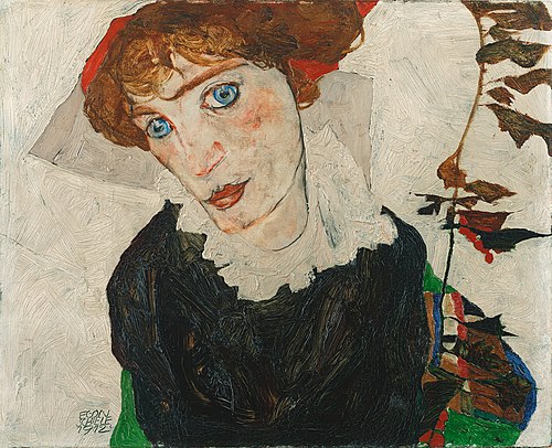 Portrait of Wally, 1912, Egon Schiele