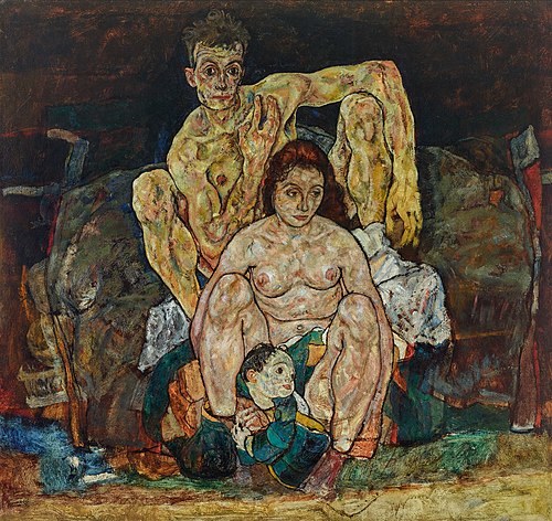 The Family, 1918, Egon Schiele