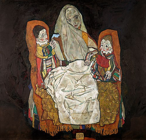 Mother with two children III, 1915, Egon Schiele