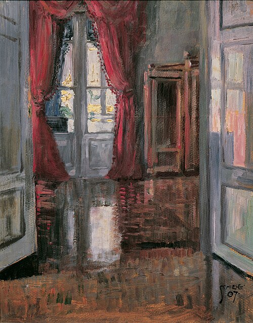Interior, 1907, Egon Schiele