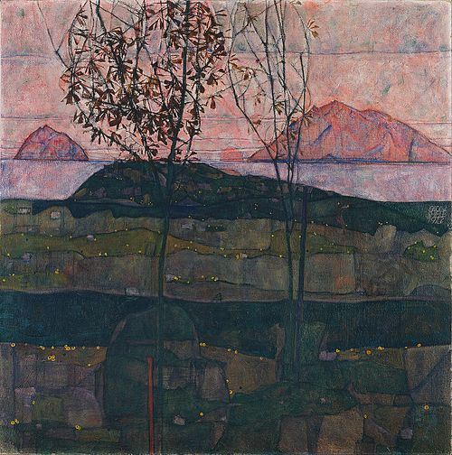 Setting Sun, 1913, Egon Schiele