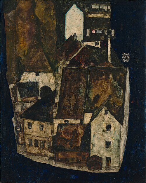 Dead City III (City on the Blue River III), 1911, Egon Schiele