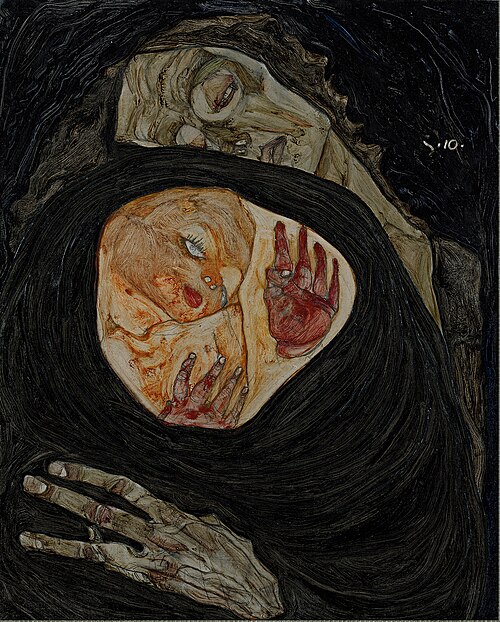 Dead Mother I, 1910, Egon Schiele
