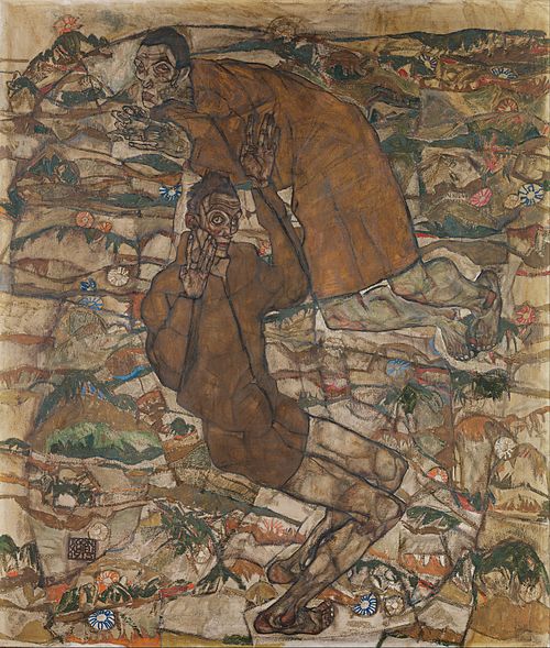 Levitation (The Blind II), 1915, Egon Schiele