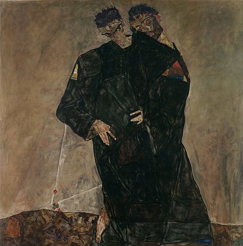 The Hermits, 1912, Egon Schiele