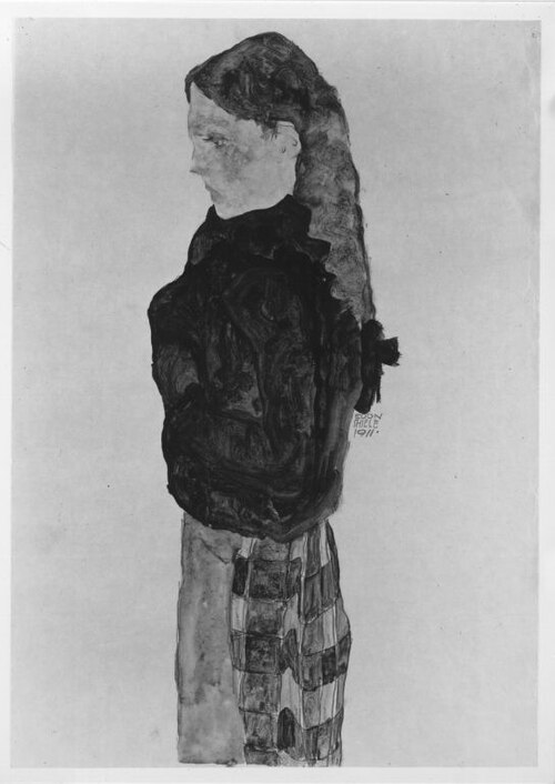 Standing Girl, 1911, Egon Schiele