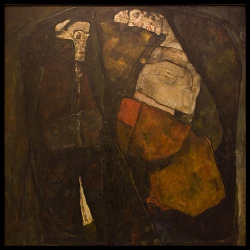 Mort et Jeune fille, 1911, Egon Schiele