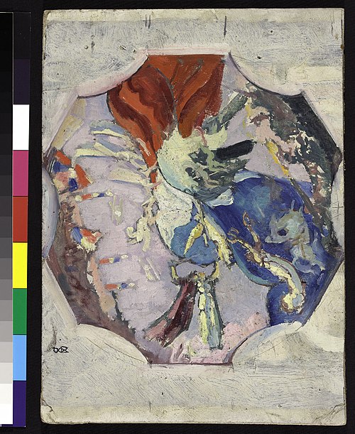 La Victoire, esquisse pour la coupole Dutuit, Petit Palais, 1er projet, 1918, Maurice Denis