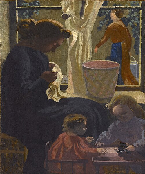 Intimité ou Ravaudeuse à la fenêtre, 1903, Maurice Denis