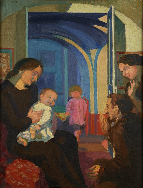 La visite du parrain, 1915, Maurice Denis