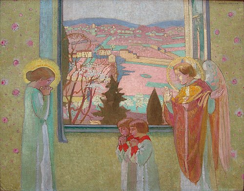 Annonciation à la fenêtre du Prieuré, 1916, Maurice Denis