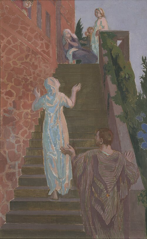Visitation dans l'escalier de Silencio, 1921, Maurice Denis