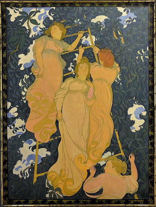 L'Échelle dans le feuillage, 1892, Maurice Denis