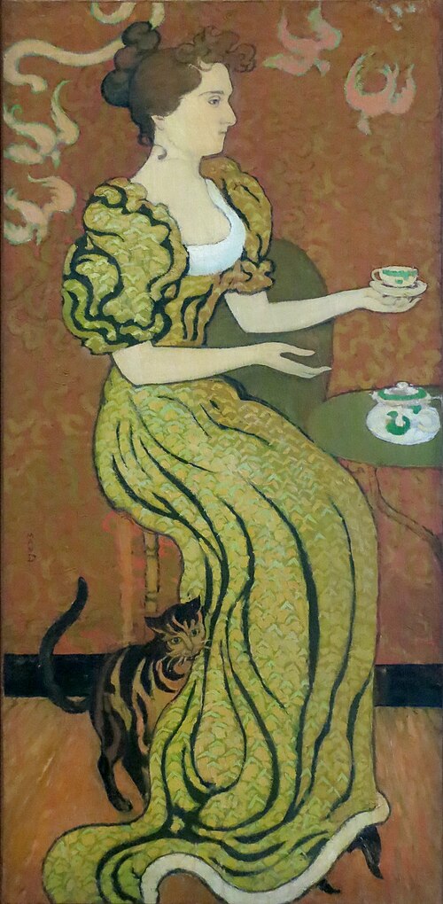 Madame Ranson au chat, 1892, Maurice Denis