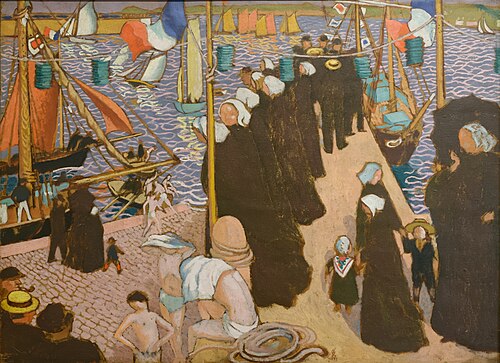 Régates à Perros-Guirec, 1897, Maurice Denis