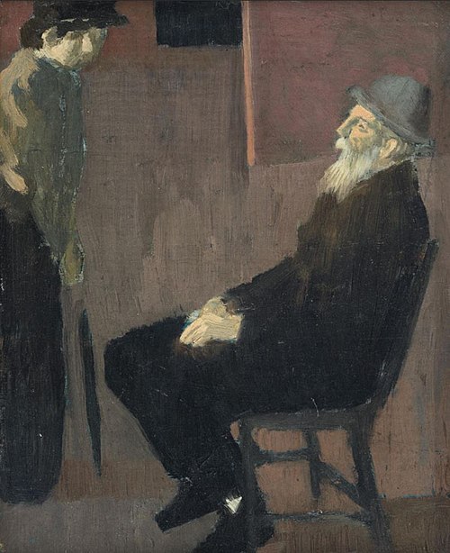 Auguste Renoir et Mademoiselle Baudot, 1906, Maurice Denis