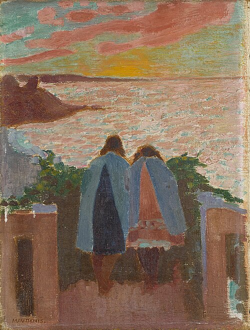 Le Balcon de Silencio au soleil couchant, 1911, Maurice Denis