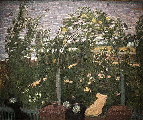 Bretonnes sous la tonnelle, , Maurice Denis