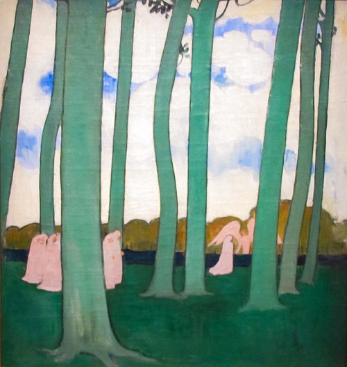 Paysage aux arbres verts, 1893, Maurice Denis
