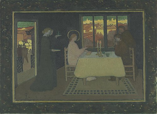 Le Souper à Emmaüs, 1894, Maurice Denis