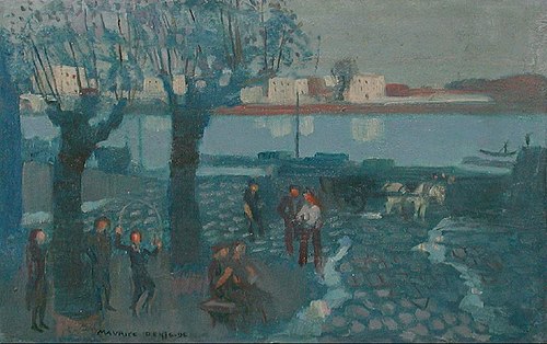 Le Port du Pecq, 1896, Maurice Denis