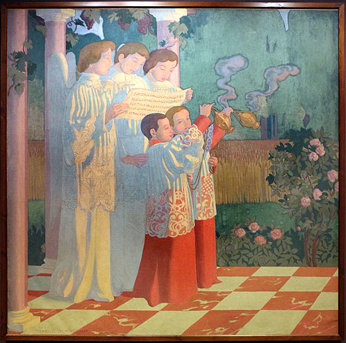 L'exaltation de la sainte Croix et la glorification du sacrifice de la messe, 1899, Maurice Denis
