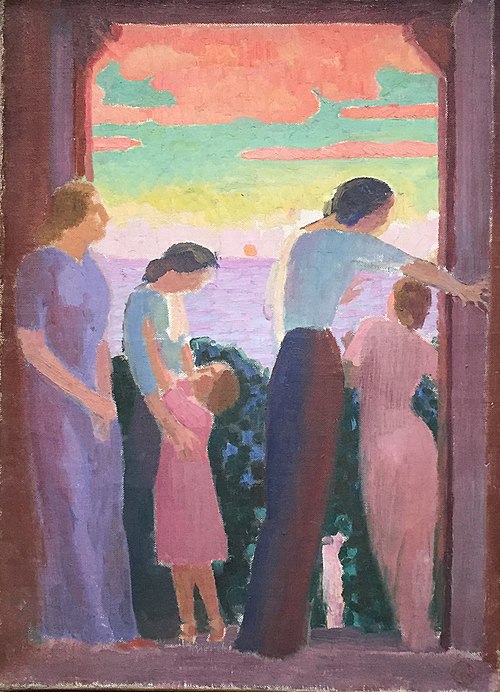 Femmes sur le balcon, 1912, Maurice Denis