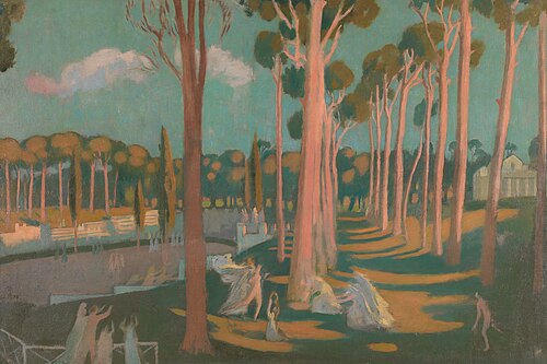Classical Landscape with Figures, 1898, Maurice Denis
