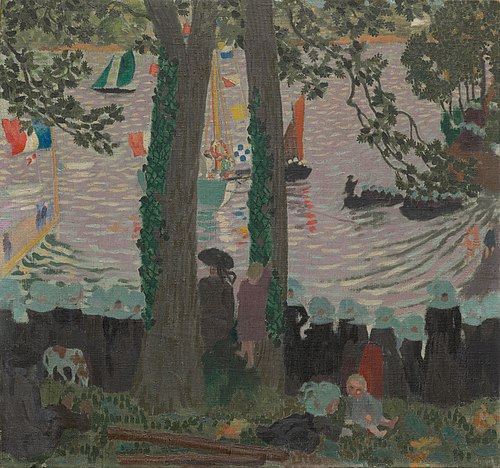 Bénédiction d'un yacht sur la rivière de Belon, 1899, Maurice Denis