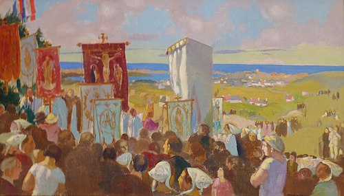 Le pardon de Notre-Dame de la Clarté, 1926, Maurice Denis