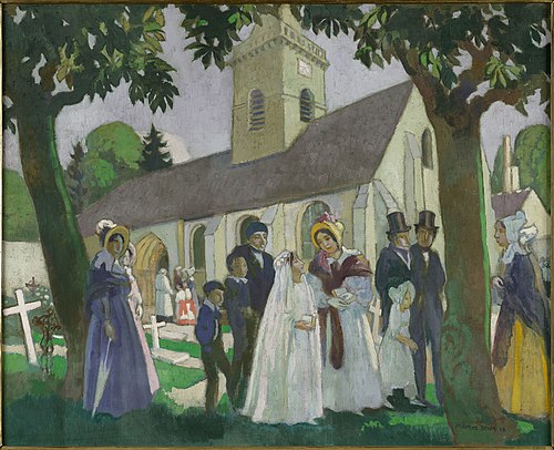 Première communion de Léopoldine à Fourqueux, 1933, Maurice Denis