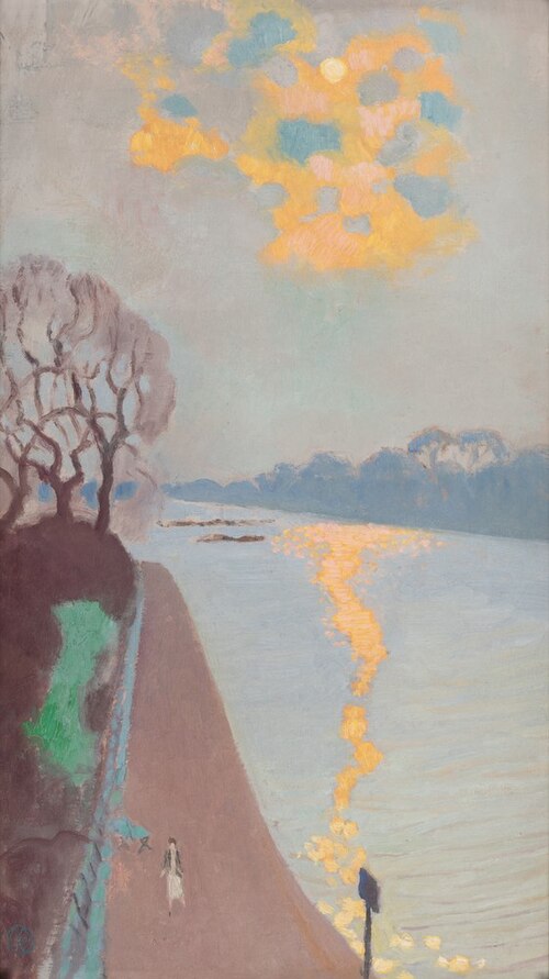 Reflet de soleil sur la rivière, 1932, Maurice Denis