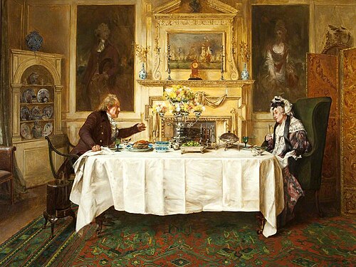 Darby and Joan, 1889, Walter Dendy Sadler