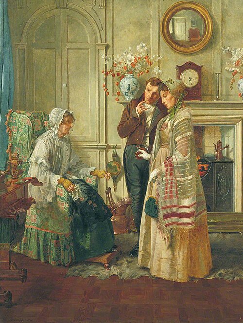 Sweethearts, 1892, Walter Dendy Sadler